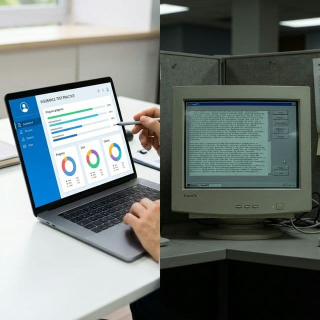 InsuranceTestPractice vs ExamFX comparison